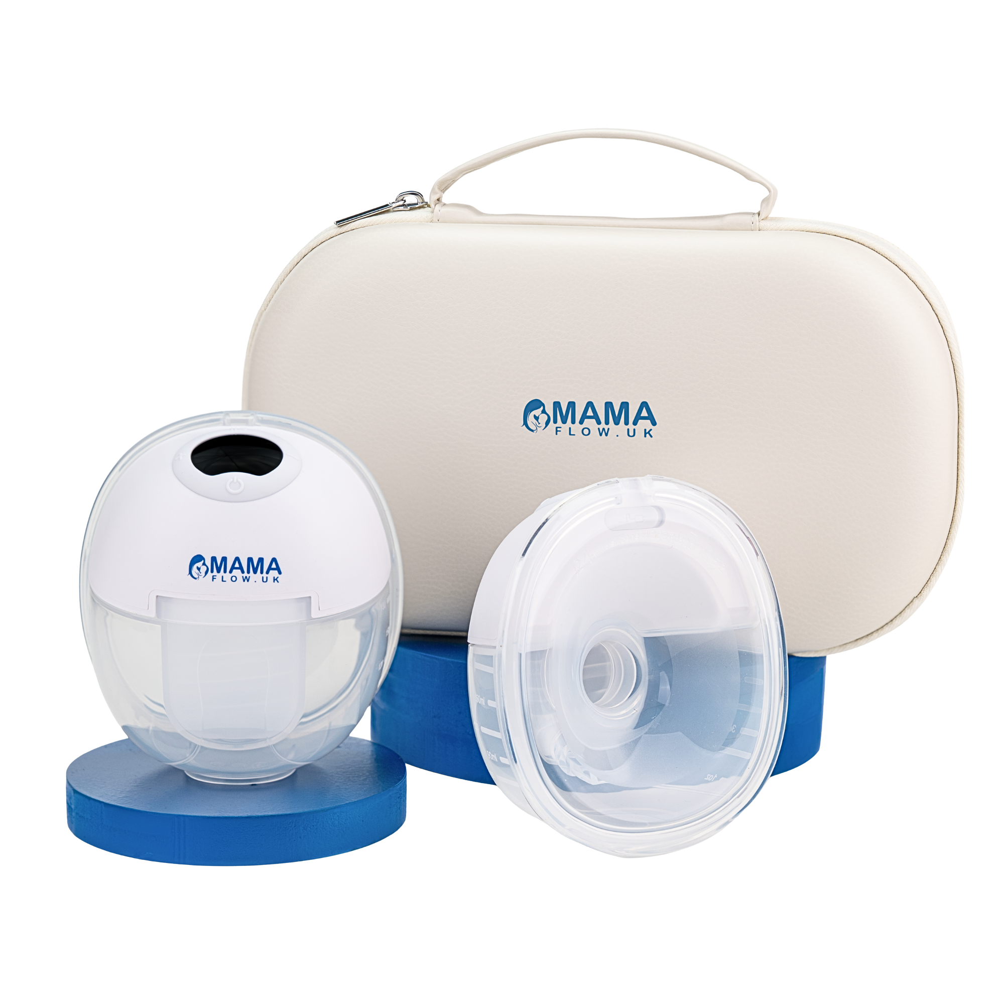Handfree Electric Bluetooth Portable MamaFlow Breast Pump (Pack of 2 With Case)