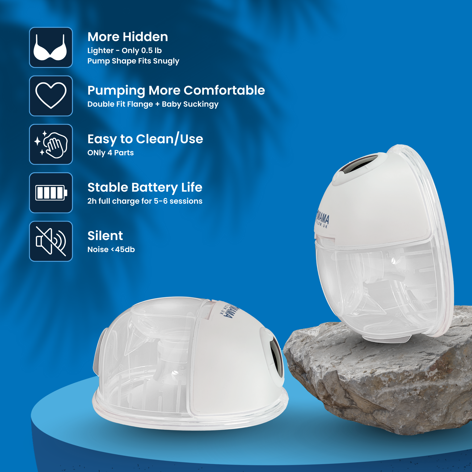 Handfree Electric Bluetooth Portable MamaFlow Breast Pump