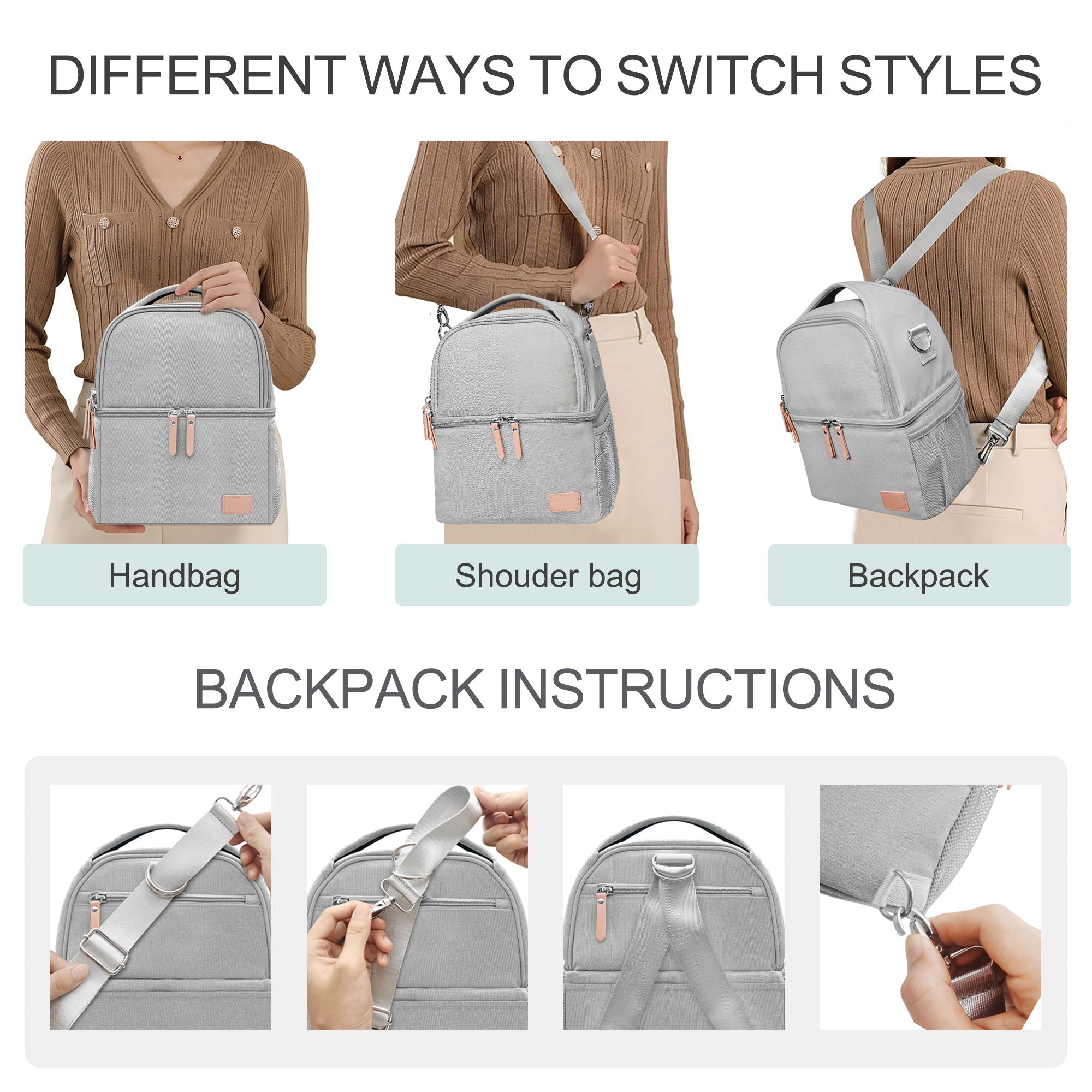 Multifunctional Pump Bag for Working Moms